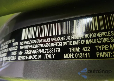 2020 Alfa Romeo Stelvio Ti Sport Awd z USA, uszkodzony, nr VIN ZASPAKBN4L7C83179